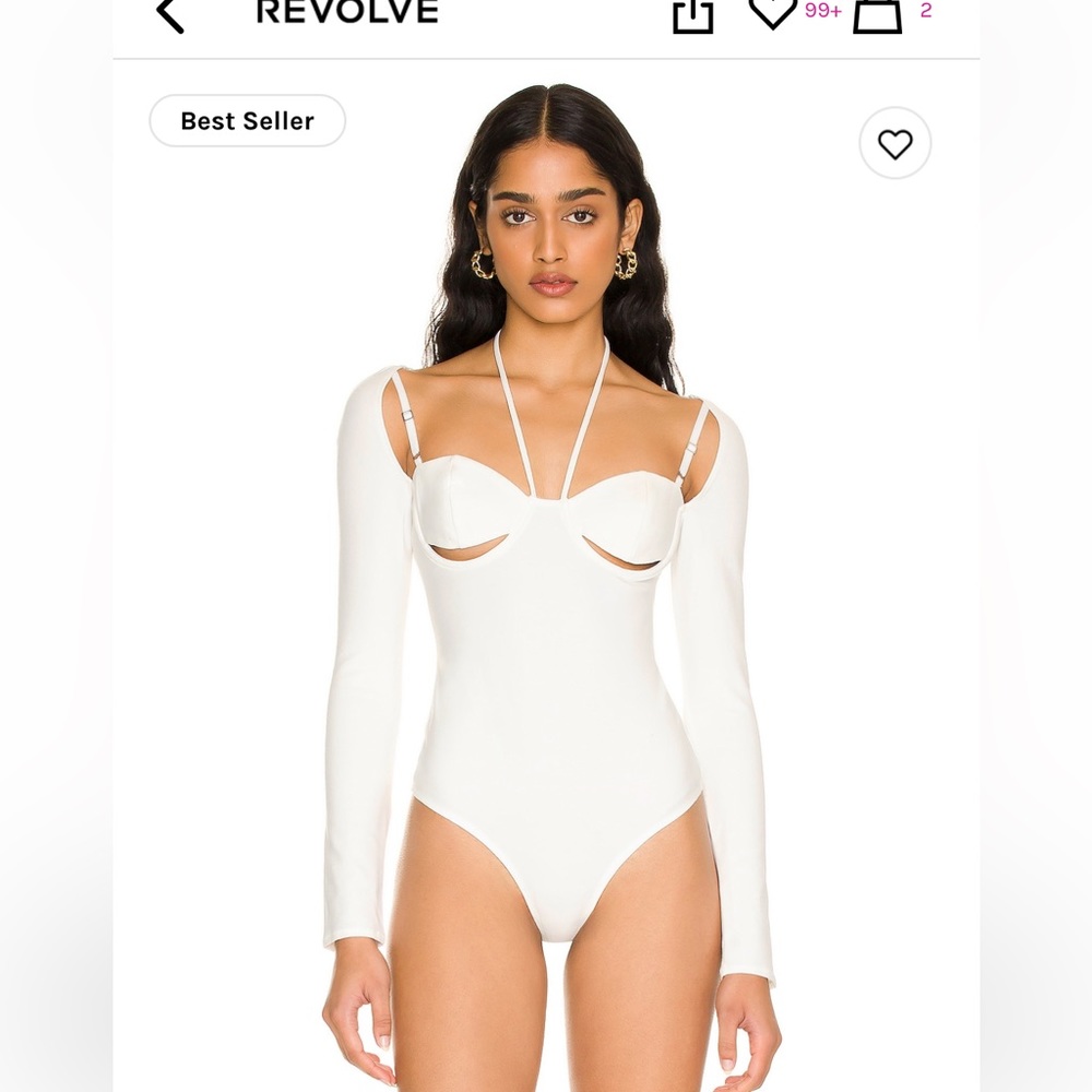 WHITE BODY SUIT REVOLVE